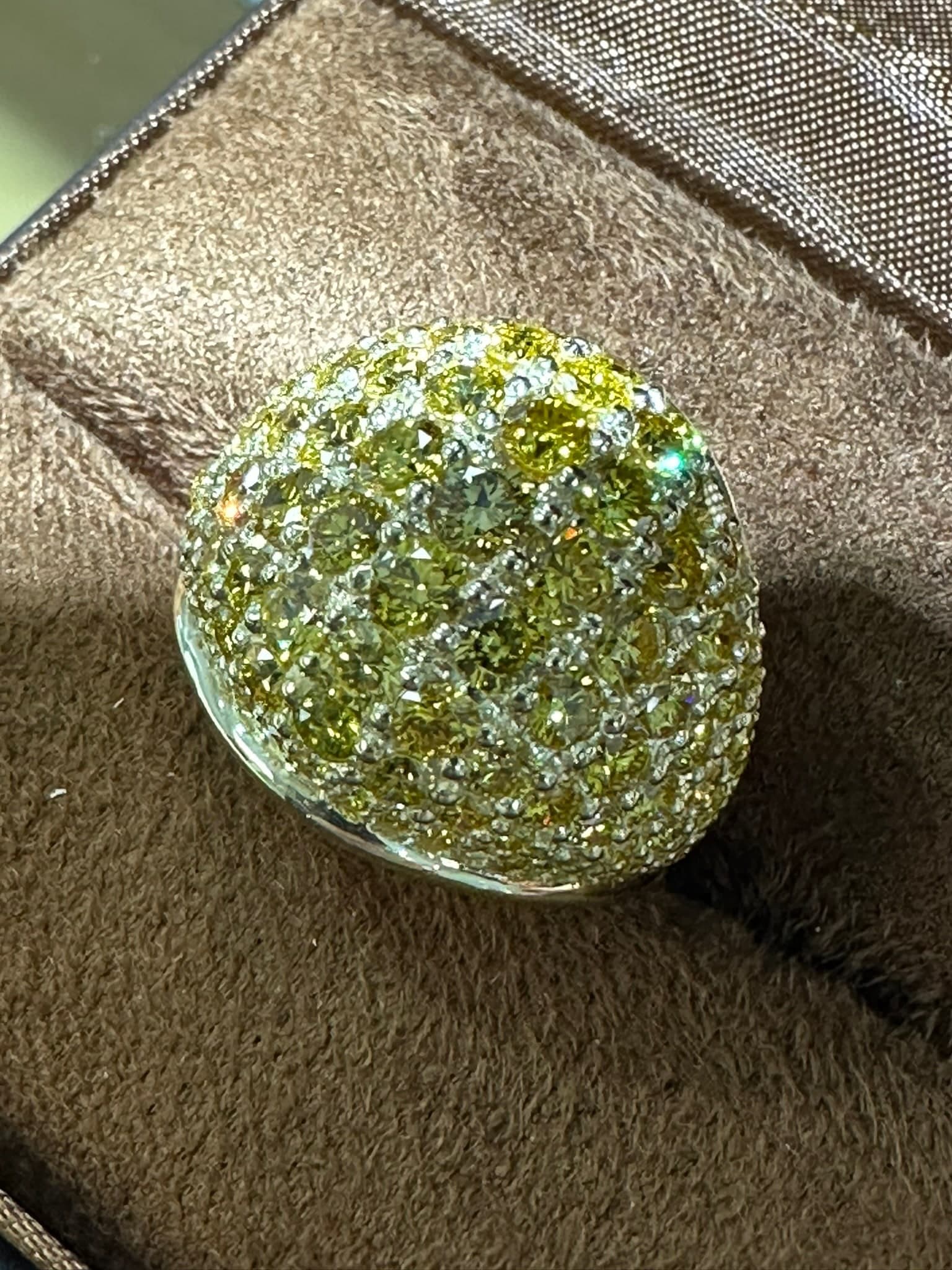 A diamond piece sourced and set by Cool Blue Diamond