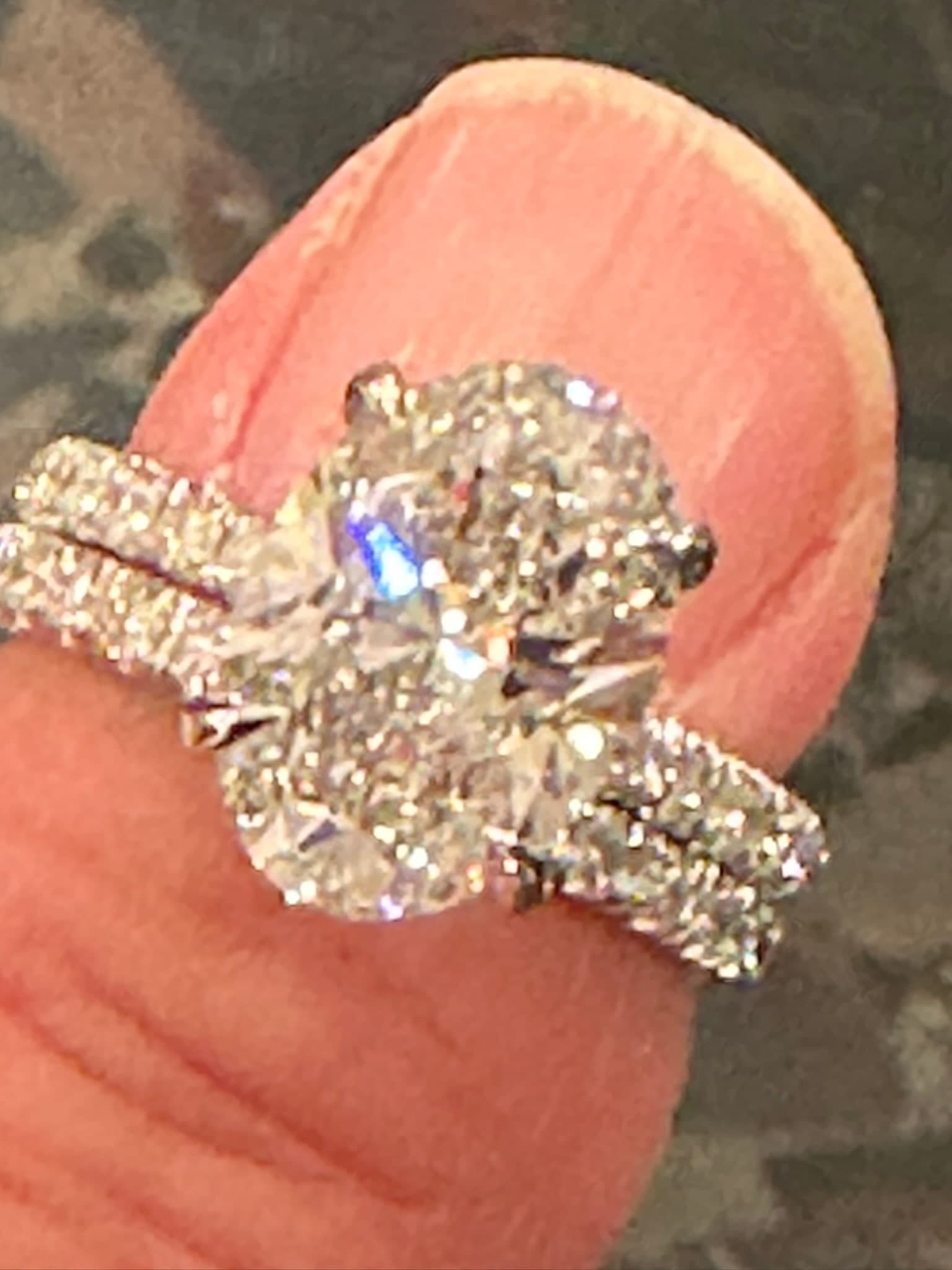A diamond piece sourced and set by Cool Blue Diamond